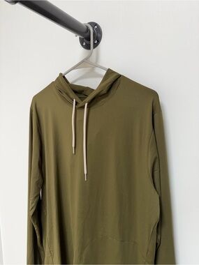 NWT! Men's Pendleton Olive Green Hooded Long-Sleeve Shirt